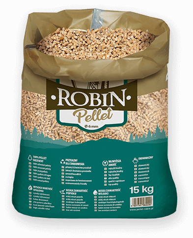 worek pelletu opałowego Robin do kupienia w Chrzanowie lub sklepie internetowym